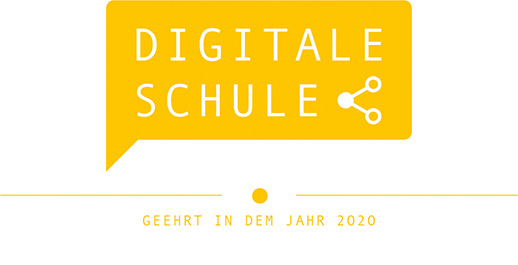 Lgogo: Digitale Schule - Auzeichnung in dem Jahr 2020